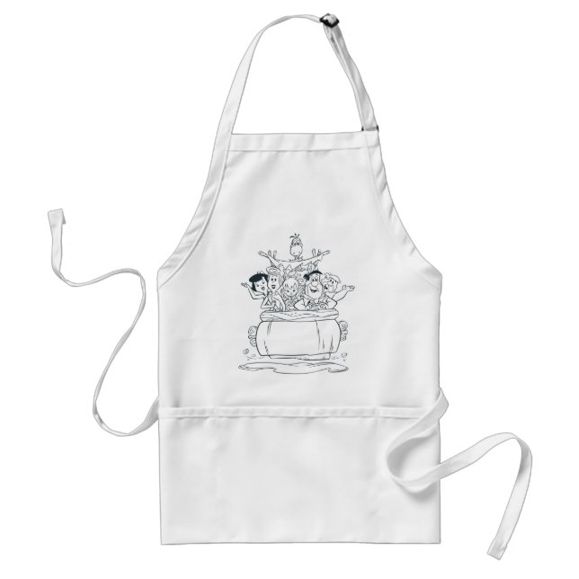 Family Flintstones1 Standard Apron (Front)