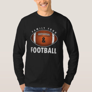 Family Food Football Player Fan Rugby Sports Game T-Shirt