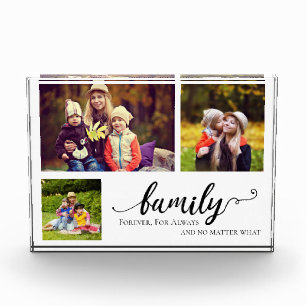 Family Forever 3 photo collage sweet quote mum kid Block