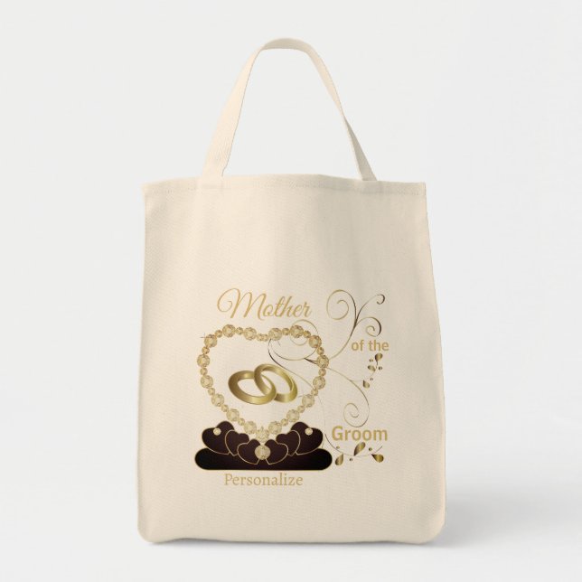 Family & Friends Bridal Wedding Party Tote Bag (Front)