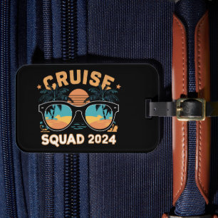 Family Friends Vacation Cruising Ship Trip 2024 Luggage Tag