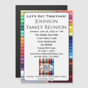 Family Fun Reunion Magnetic Card