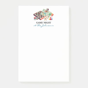Family Game Night Personalized Scorepad Post-it Notes