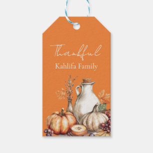 Family gathering Thanksgiving Dinner  Gift Tags