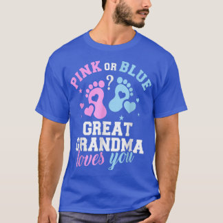Family  Gender Reveal Grandma Love You  T-Shirt
