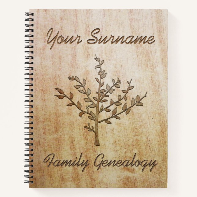Family Genealogy Notebook (Front)