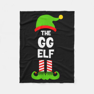 Family Gg Elf Christmas Matching Pajama Funny  Fleece Blanket