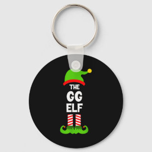 Family Gg Elf Christmas Matching Pajama Funny  Key Ring