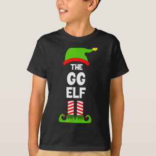 Family Gg Elf Christmas Matching Pajama Funny  T-Shirt