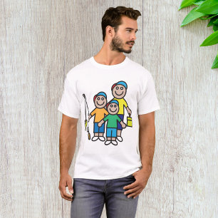 Family Going Fishing Mens T-Shirt