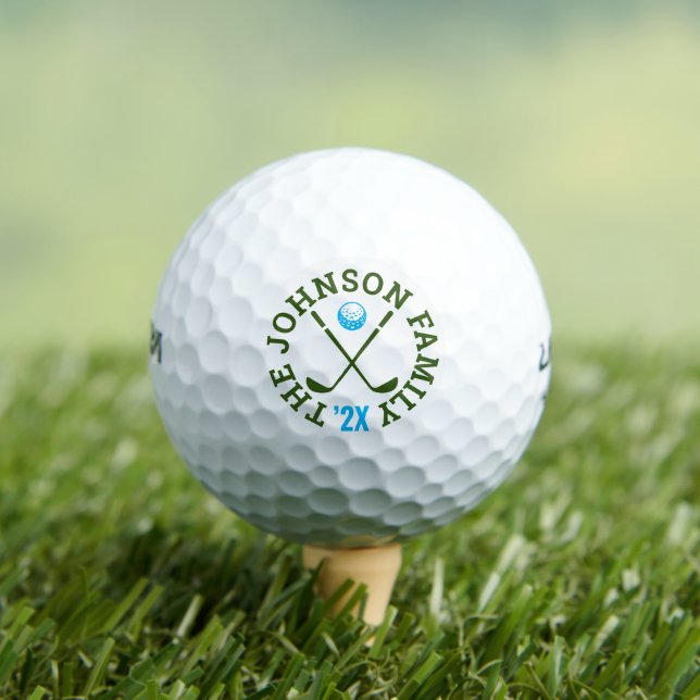 Family Golf Tournament | Custom Logo Balls (Insitu Tee)