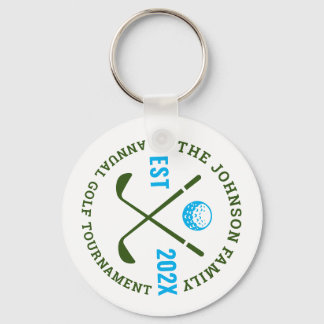 Family Golf Tournament | Custom Logo Key Ring