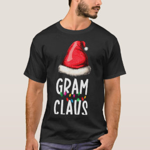 Family Gram Claus Christmas Santa's Pajama Matchin T-Shirt