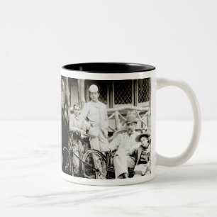 Family Group, c.1900 (b/w photo) Two-Tone Coffee Mug