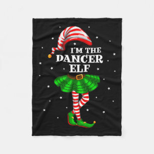 Family Group I'm The Dancer Elf Christmas Fleece Blanket
