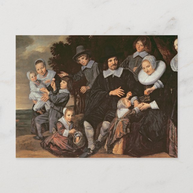 Family Group in a Landscape, c.1647-50 Postcard (Front)