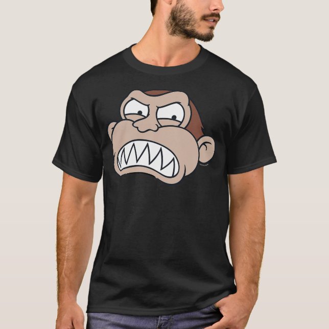 Family Guy Evil Monkey Angry Big Face Big Chest Po T-Shirt (Front)