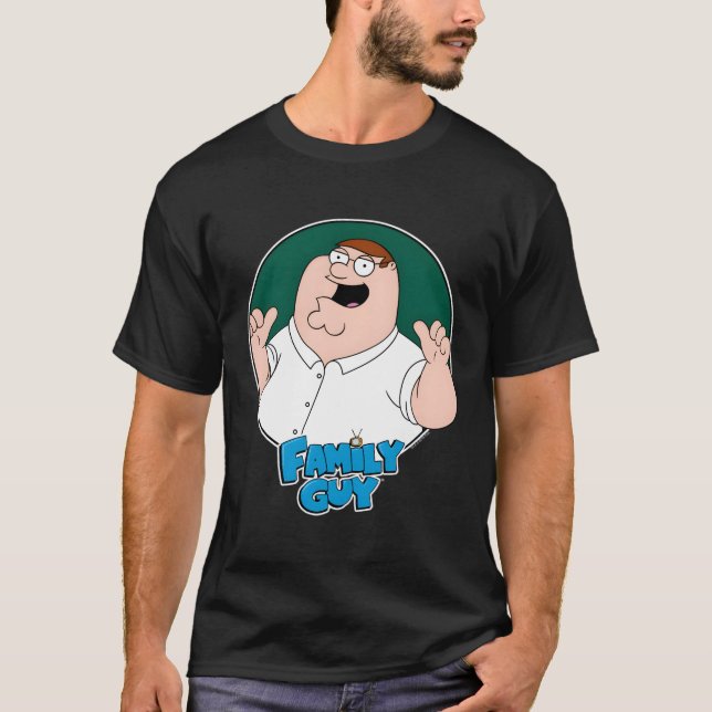 Family Guy Peter In A Circle T-Shirt (Front)