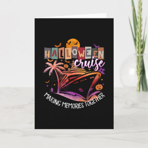 Family Halloween Cruise 2025 Matching Family Cruis Card
