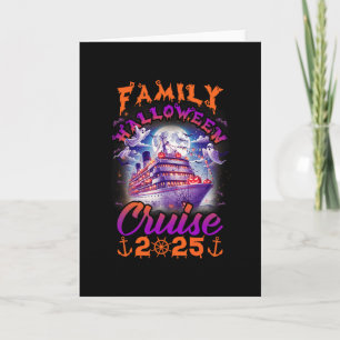 Family Halloween Cruise 2025 Matching Family Cruis Card