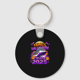 Family Halloween Cruise 2025 Spooky Vacation Match Key Ring