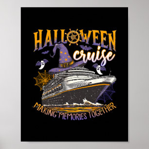 Family Halloween Cruise Matching Family Cruising C Poster