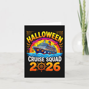 Family Halloween Cruise Squad 2026 Costume Men Card