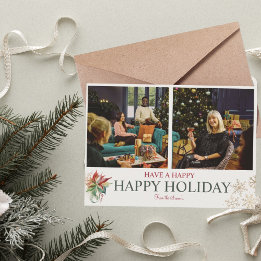 Family Happy Holidays Card