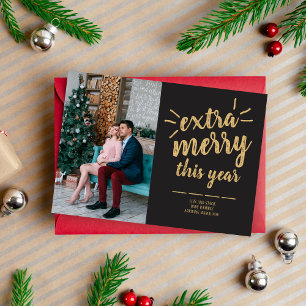 Family Happy Holidays Christmas Photo Card
