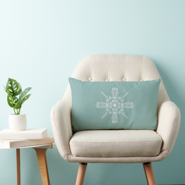Family 🐾 Hidden Word lumbar pillow (Chair)
