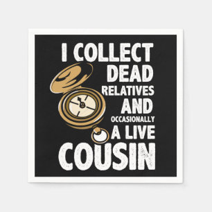 Family Historian Genealogy Napkin