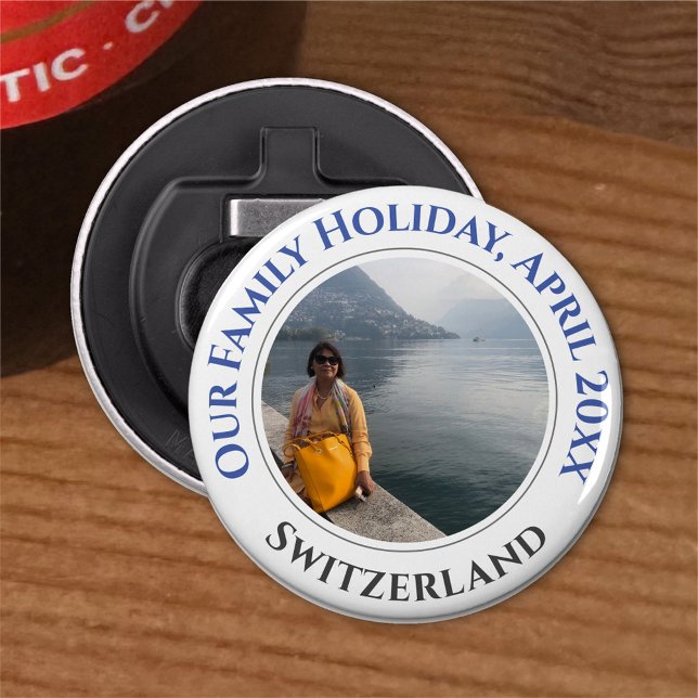 Family Holiday Memories Souvenir Bottle Opener (Creator Uploaded)