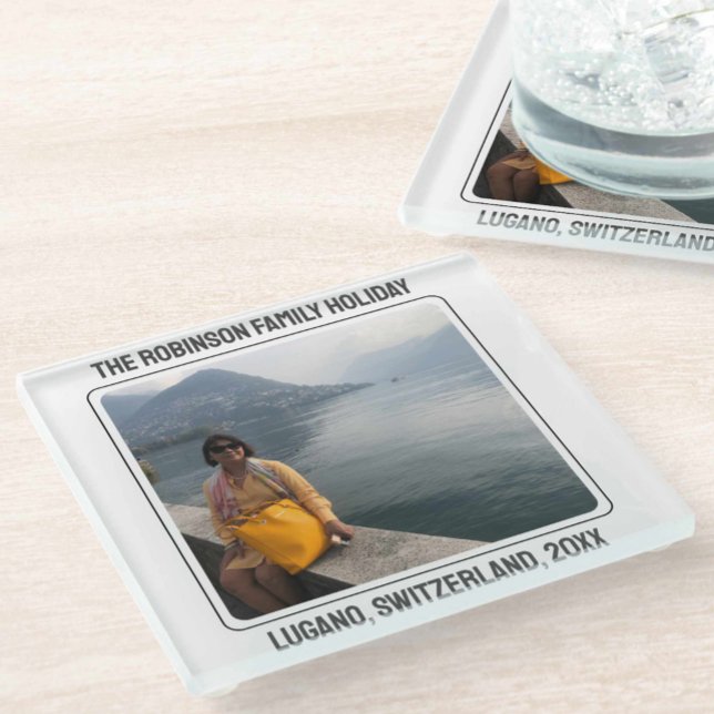 Family Holiday Memories Souvenir Coaster (Creator Uploaded)