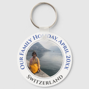 Family Holiday Memories Souvenir Key Ring