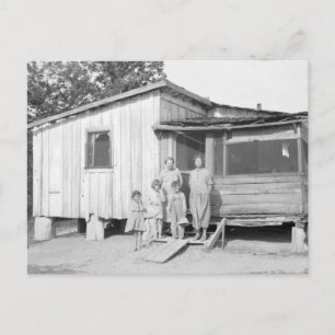 Family Home History 1928 Postcard