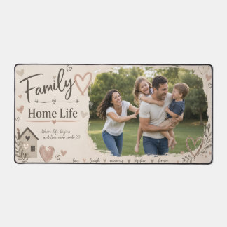 Family | Home Life | Custom Photo Desk Mat