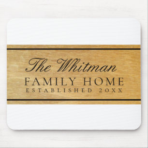 Family Home Mouse Mat