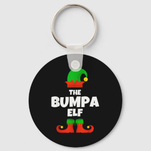 Family I'm The Bumpa Elf Christmas Matching Pajama Key Ring