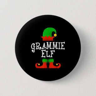 Family I'm The Grammie Elf Christmas Matching Paja 6 Cm Round Badge