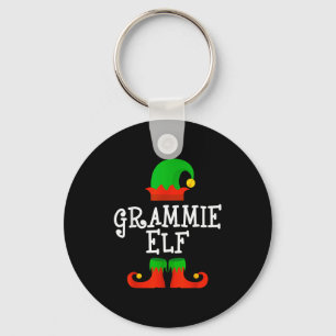 Family I'm The Grammie Elf Christmas Matching Paja Key Ring