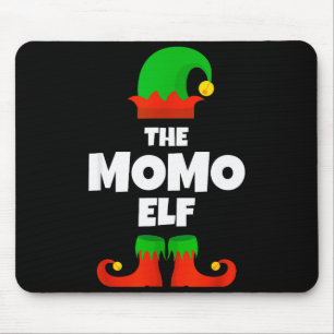 Family I'm The Momo Elf Christmas Matching Pajama  Mouse Mat