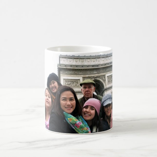 Family in Paris Coffee Mug (Center)