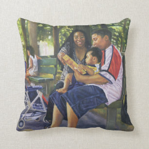 Family in the Park 1999 Cushion