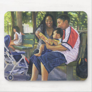 Family in the Park 1999 Mouse Mat