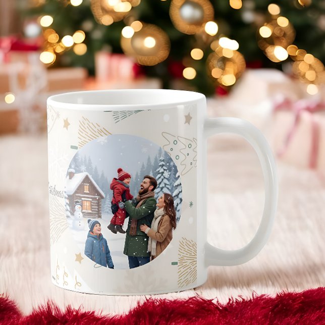 Family in the Snow Mug – Cozy Christmas Gift for L (Creator Uploaded)