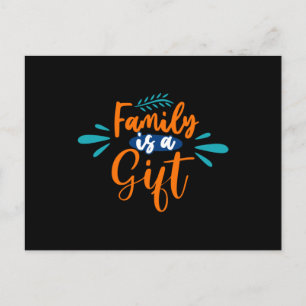 Family is a Gift Postcard