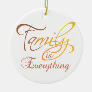 Family is Everything Ceramic Tree Decoration