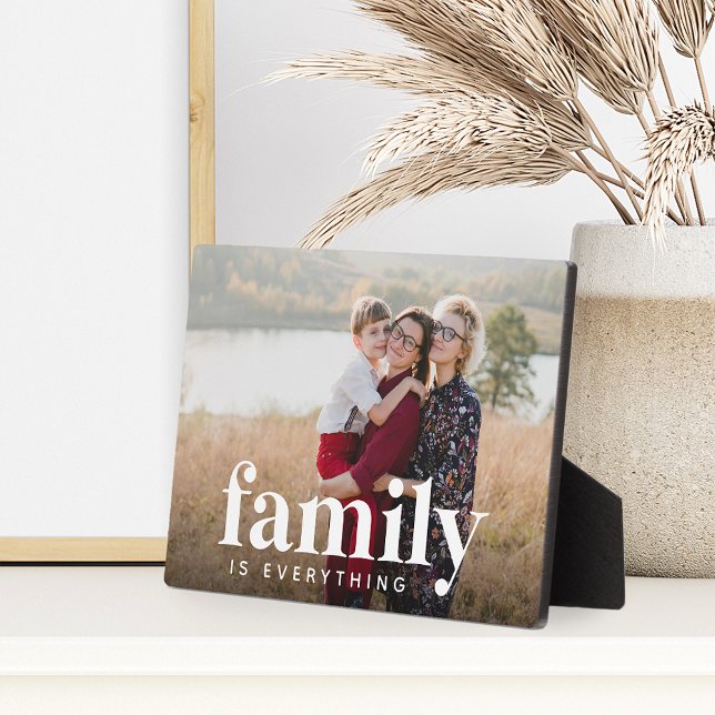 Family Is Everything Horizontal Photo Plaque (Creator Uploaded)