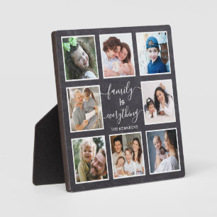  Family Is Everything Quote Chalkboard    8 Photo  Plaque