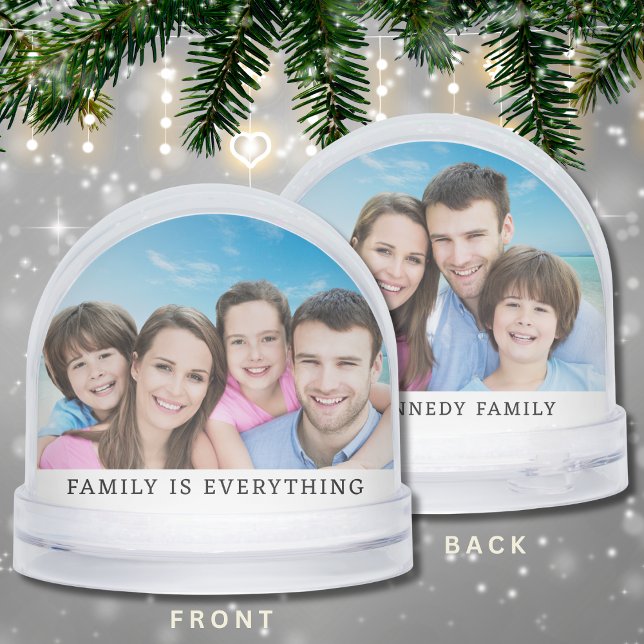 Family is Everything Quote Family Name 2 Photo   Snowglobe (Creator Uploaded)